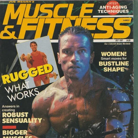 weider magazine Art July 987 Muscle Fitness Arnold